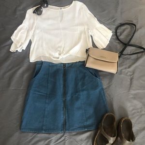 Francesca’s Zip Skirt